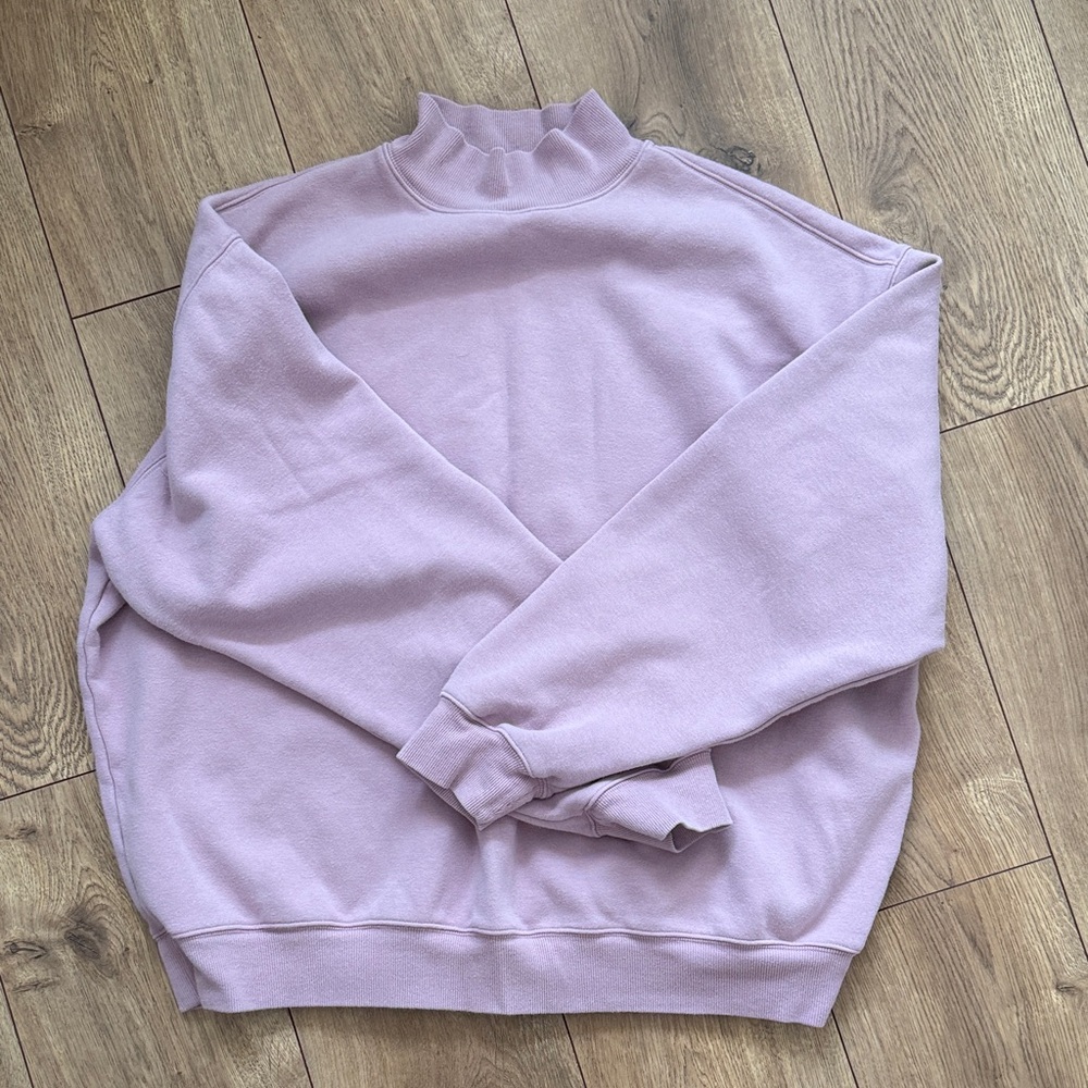 SKIMS Pink- Lavender Women's Sweater with neck size Large